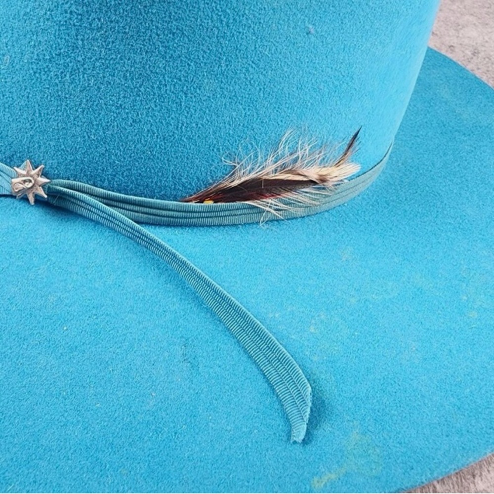 Turquoise Cowboy Hat - Get Ready for the Rodeo - Picture 4 of 12